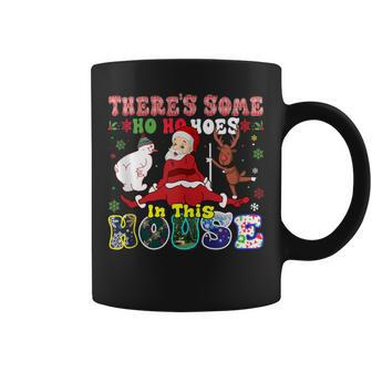 Groovy There's Some Ho Ho Hoes In This House Christmas Coffee Mug - Thegiftio UK