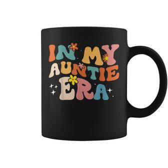 Groovy Retro In My Auntie Era Cool For Aunts Coffee Mug | Mazezy