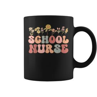 Groovy School Nurse Appreciation Week Back To School Coffee Mug - Monsterry