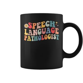 Groovy Speech Language Pathologist Slp Your Words Matters Coffee Mug | Mazezy DE