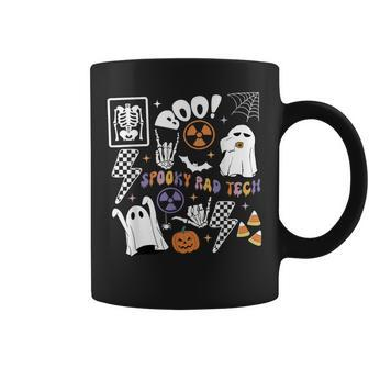 Groovy Spooky Rad Tech Retro Radiologist Halloween Xray Tech Coffee Mug - Monsterry