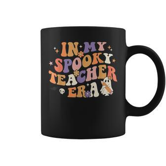 Groovy In My Spooky Teacher Era Halloween Ghost Coffee Mug - Monsterry AU