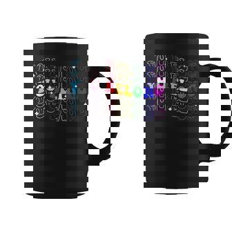 Groovy You Belong Gay Pride Lgbt Support Transgender Lgbtq Coffee Mug | Mazezy