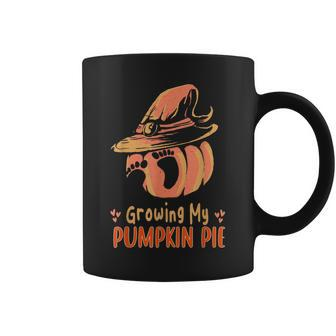 Growing My Pumpkin Pie Thanksgiving Pregnancy Announcement Thanksgiving Pregnancy Announcement Coffee Mug | Mazezy