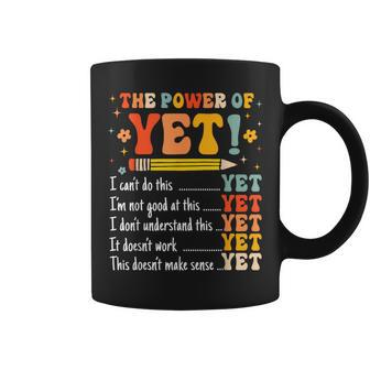 Growth Mindset Positive The Power Of Yet Back To School Coffee Mug - Monsterry UK
