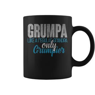 Grumpa Like A Regular Grandpa Only Grumpier Gift For Mens Coffee Mug | Mazezy DE