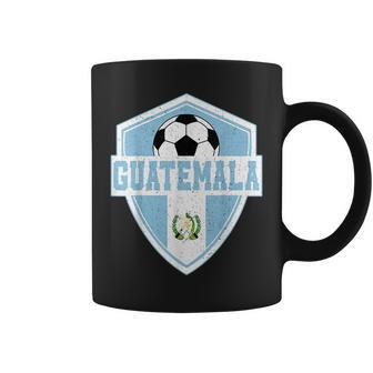 Guatemala Soccer Guatemalan Flag Soccer Retro Football Fan Coffee Mug - Seseable