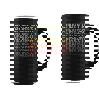 Gun-Barrel-City Texas Gun-Barrel-City Tx Retro Vintage Text Coffee Mug | Mazezy