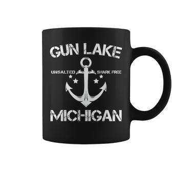 Gun Lake Michigan Fishing Camping Summer Coffee Mug | Mazezy