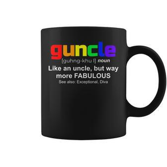 Guncle - Gift For Gay Uncle Lgbt Pride Coffee Mug | Mazezy AU