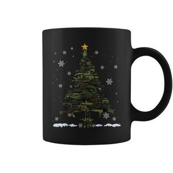 Guns Christmas Tree Xmas 2023 For Gun Lover Coffee Mug | Mazezy