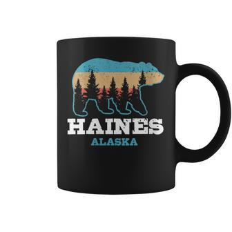 Haines Alaska Vintage Grizzly Bear Nature Souvenir Coffee Mug | Mazezy