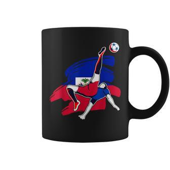 Haiti Soccer Fans Jersey Pride Proud Haitian Football Lovers Coffee Mug | Mazezy
