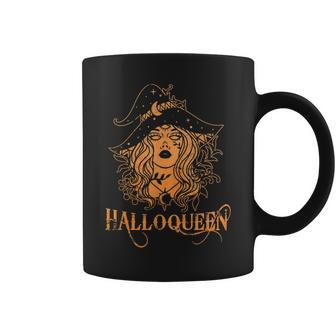 Halloween Ancient Witch Be Hallo Queen Women Girl Vintage Halloween Funny Gifts Coffee Mug | Mazezy