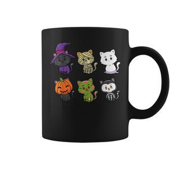 Halloween Cats Lover Horror Cat Costume Spooky Coffee Mug | Mazezy