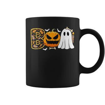 Halloween Costume Boo Spiders Ghosts Pumpkin & Witch Coffee Mug | Mazezy