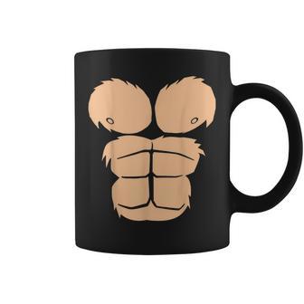 Halloween Costume Monkey Gorilla Chest Suit Halloween Coffee Mug - Seseable