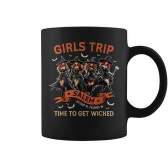 Halloween Costume Girls Trip Salem Time To Get Wicked Coffee Mug | Mazezy AU