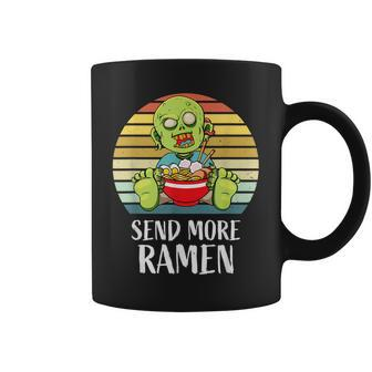 Halloween Creepy Spooky Zombie Eating Ramen Food Lover Anime Coffee Mug | Mazezy