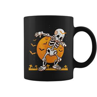 Halloween Dabbing Skeleton Costume Dab Bats Men Women Kids Halloween Funny Gifts Coffee Mug | Mazezy