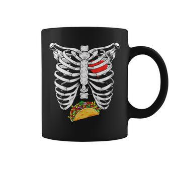 Halloween Dad Skeleton Taco Belly Pregnancy Couple Coffee Mug - Thegiftio UK