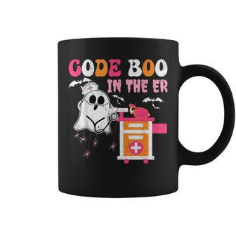 Halloween Er Costume Code Boo In The Er Nurse Crew Ghost Coffee Mug - Seseable