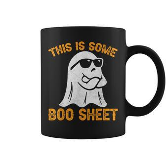 Halloween Boo Ghost This Is Some Boo Sheet Coffee Mug | Mazezy