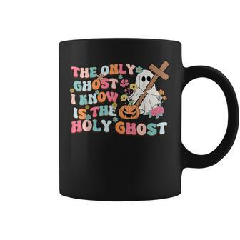 Halloween The Only Ghost I Know Is The Holy Ghost Christian Coffee Mug - Monsterry AU