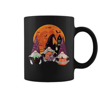 Halloween Gnomes Witch Cauldron Creepy Halloween Costume Coffee Mug | Mazezy