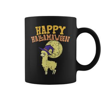 Halloween Happy Hallamaween Llamaween Llama Lover Gift Coffee Mug - Thegiftio UK