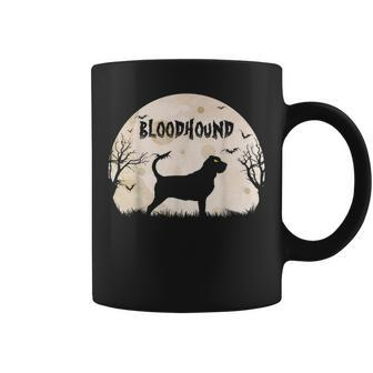 Halloween Horror Bloodhound Halloween Coffee Mug | Mazezy