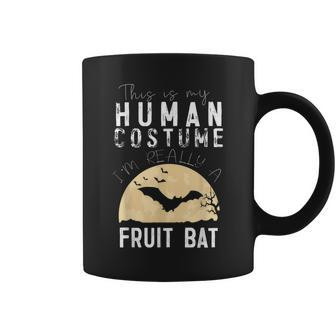 Halloween Human Costume Fruit Bat Creepy Horror Halloween Coffee Mug | Mazezy