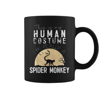 Halloween Human Costume Spider Monkey Creepy Horror Halloween Coffee Mug | Mazezy