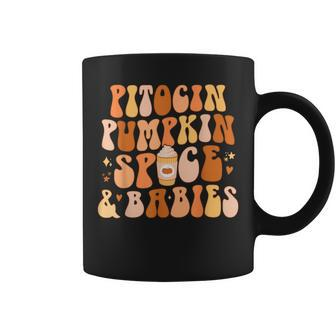 Halloween Labor And Delivery L&D Nurse Fall Pumpkins Midwife Coffee Mug | Mazezy