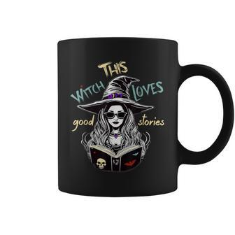 Halloween Library Witch Book Lover Librarian Reading Teacher Coffee Mug - Seseable