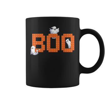 Halloween Master Builder Boo Ghost Building Blocks Bricks Coffee Mug | Mazezy