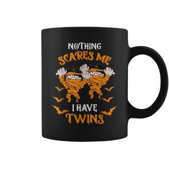 Halloween Nothing Scares Me I Have Twins Coffee Mug | Mazezy