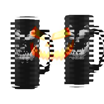 Halloween Pumpkin Horror Party Costume Halloween Pumpkin Coffee Mug | Mazezy