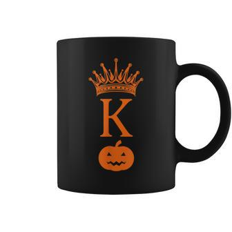 Halloween Pumpkin King Trick Treat Costume Fall Men Boys King Coffee Mug | Mazezy