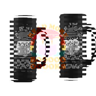 Halloween Read More Books Cute Boo Read A Book Teacher Coffee Mug - Thegiftio