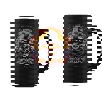 Halloween Scary Scarecrow Jack O Lanterns Coffee Mug | Seseable UK