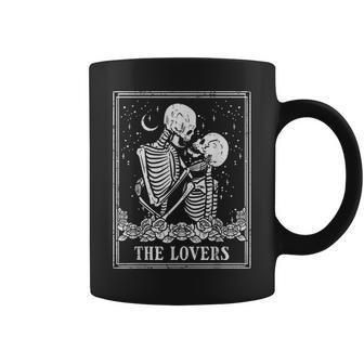 Halloween Skeleton Tarot The Lovers Couple Costume Coffee Mug - Seseable