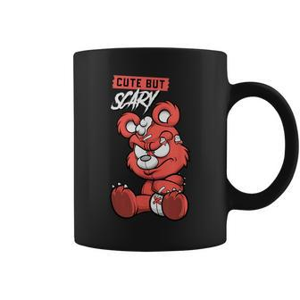 Halloween Teddy Bear Cute But Scary Coffee Mug | Mazezy