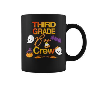 Halloween Third Grade Cute Boo Crew Teacher Kids Halloween Coffee Mug | Mazezy