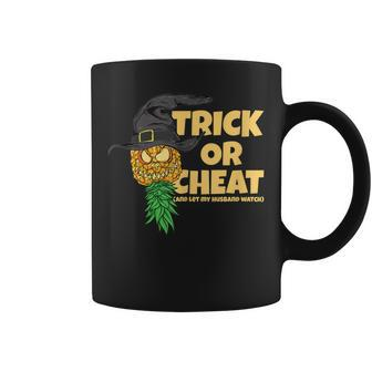 Halloween Trick Or Cheat Let Husband Watch Swingers Women Gift For Women Coffee Mug | Mazezy