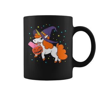 Halloween Unicorn Girls Witchy Unicorn Halloween Coffee Mug - Monsterry