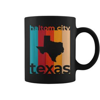 Haltom City Texas Souvenirs Retro Tx Coffee Mug | Mazezy