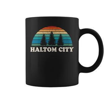 Haltom City Tx 70S Retro Throwback Coffee Mug | Mazezy