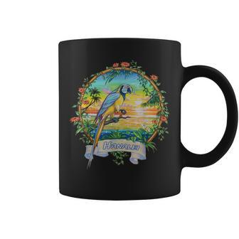Hanalei Kauai Vintage Sunset Parrot Vacation Gift For Women Coffee Mug - Thegiftio UK