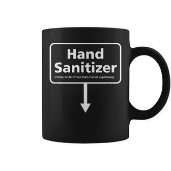 Hand Sanitizer Adult Humour Christmas Gag Coffee Mug | Mazezy